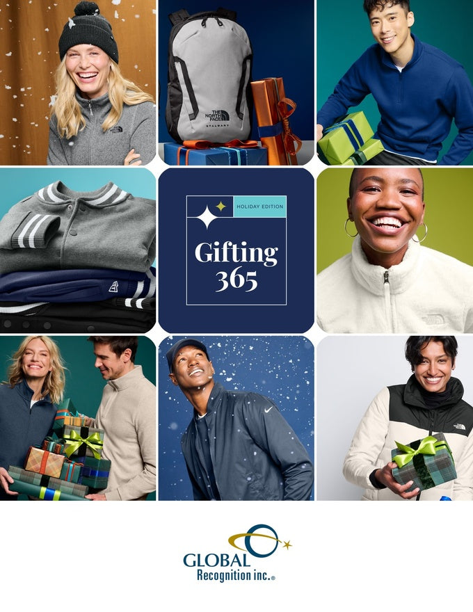 Cover of Global Recognition's 2026 holiday gifting catalog