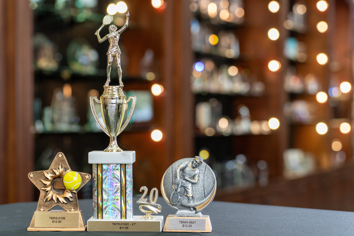 Tennis Awards, personalized by Global Recognition