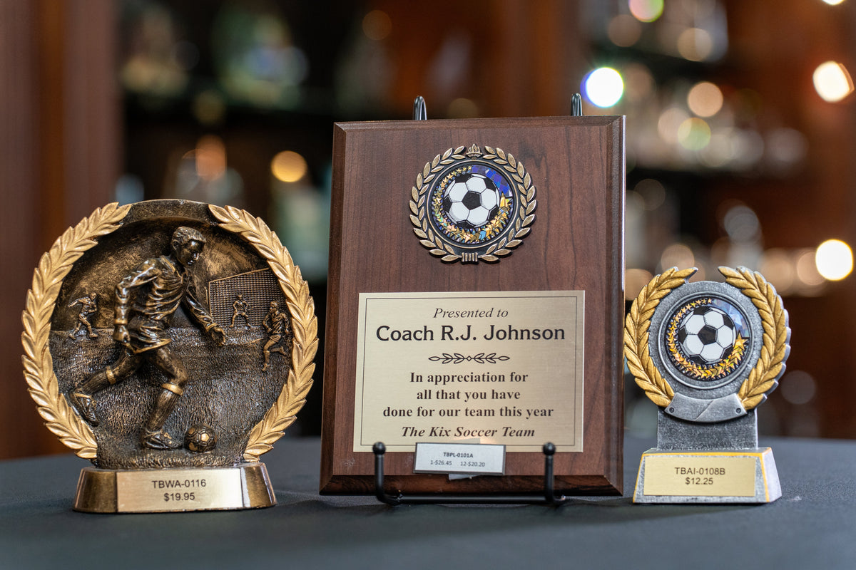 Soccer Awards, personalized by Global Recognition