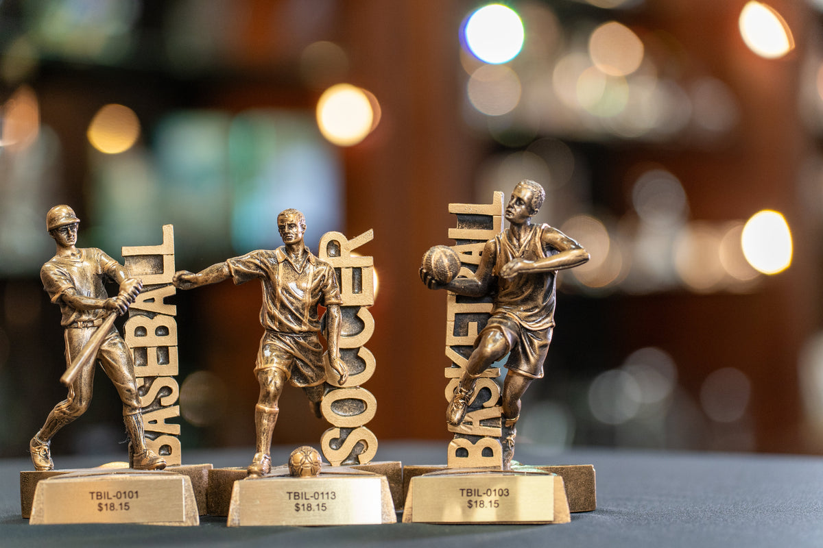 Sport Sculptures, personalized by Global Recognition