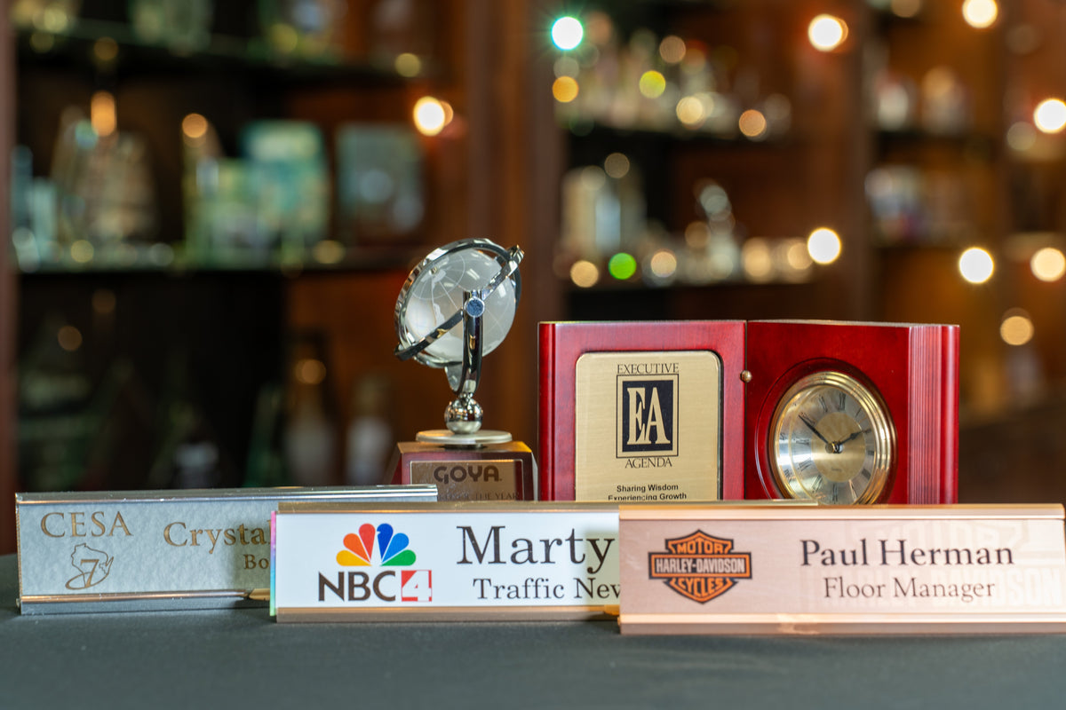 Desk Accessories, personalized by Global Recognition