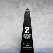 Black Marble Obelisk | Global Recognition Inc