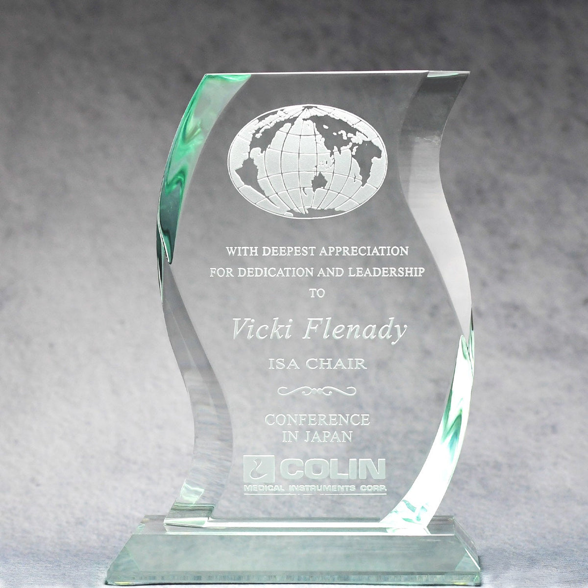 Jade Glass Wave | Global Recognition Inc