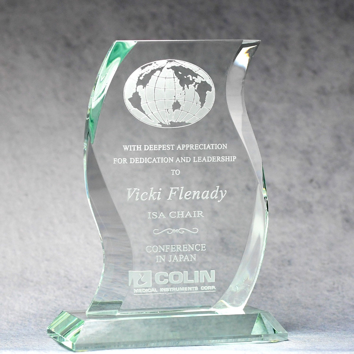 Jade Glass Wave | Global Recognition Inc