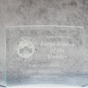Jade Glass Crescent | Global Recognition Inc