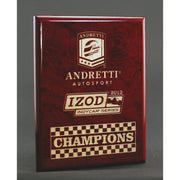 Rosewood Piano Finish Plaque - Gold Filled | Global Recognition Inc