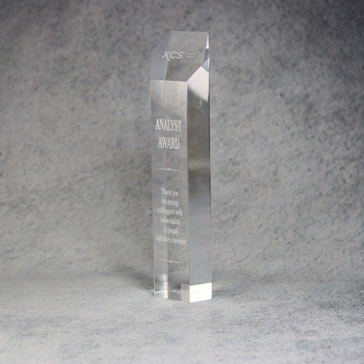 Acrylic Hexagon Tower | Global Recognition Inc