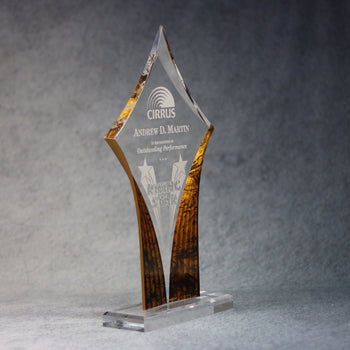 Acrylic Diamond Trophy | Global Recognition Inc