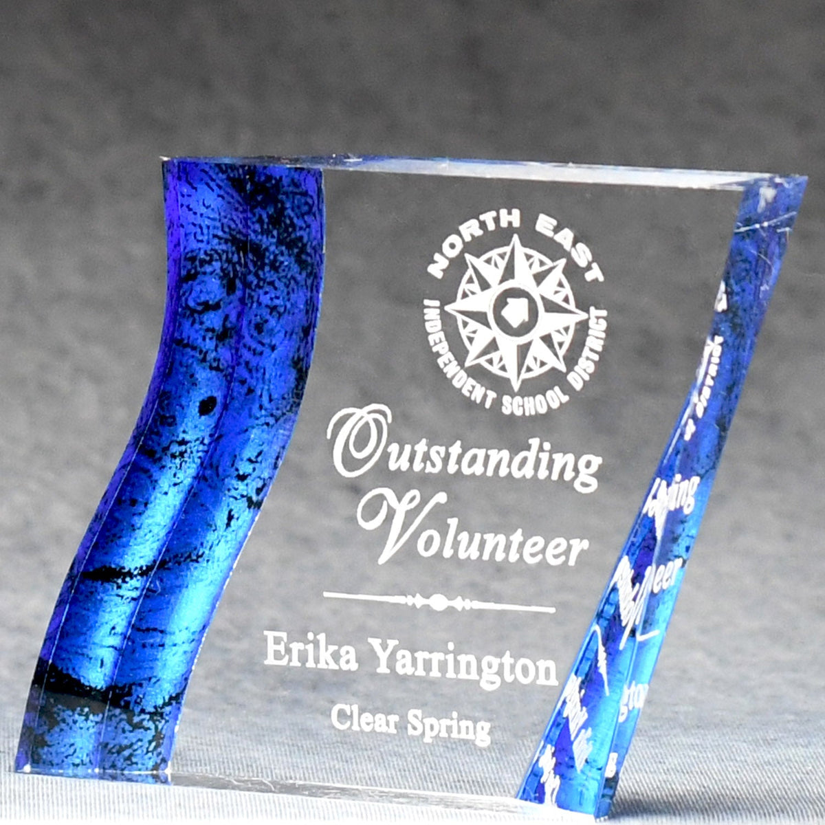 Acrylic Angled Square Paperweight | Global Recognition Inc