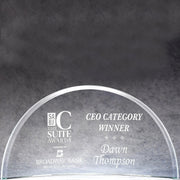Half Moon Crescent Crystal | Global Recognition Inc