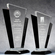 Black Accent Clear Crystal | Global Recognition Inc