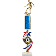 Exclusive Olympic Star Riser With Round Column | Global Recognition Inc