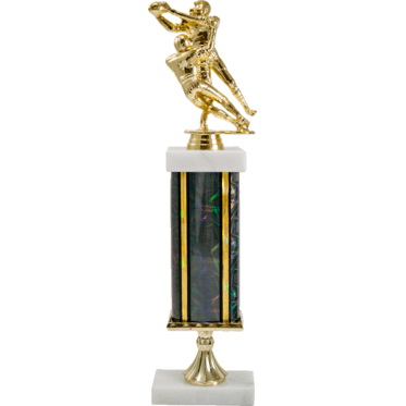 Rectangle Column Trophy With Pedestal | Global Recognition Inc