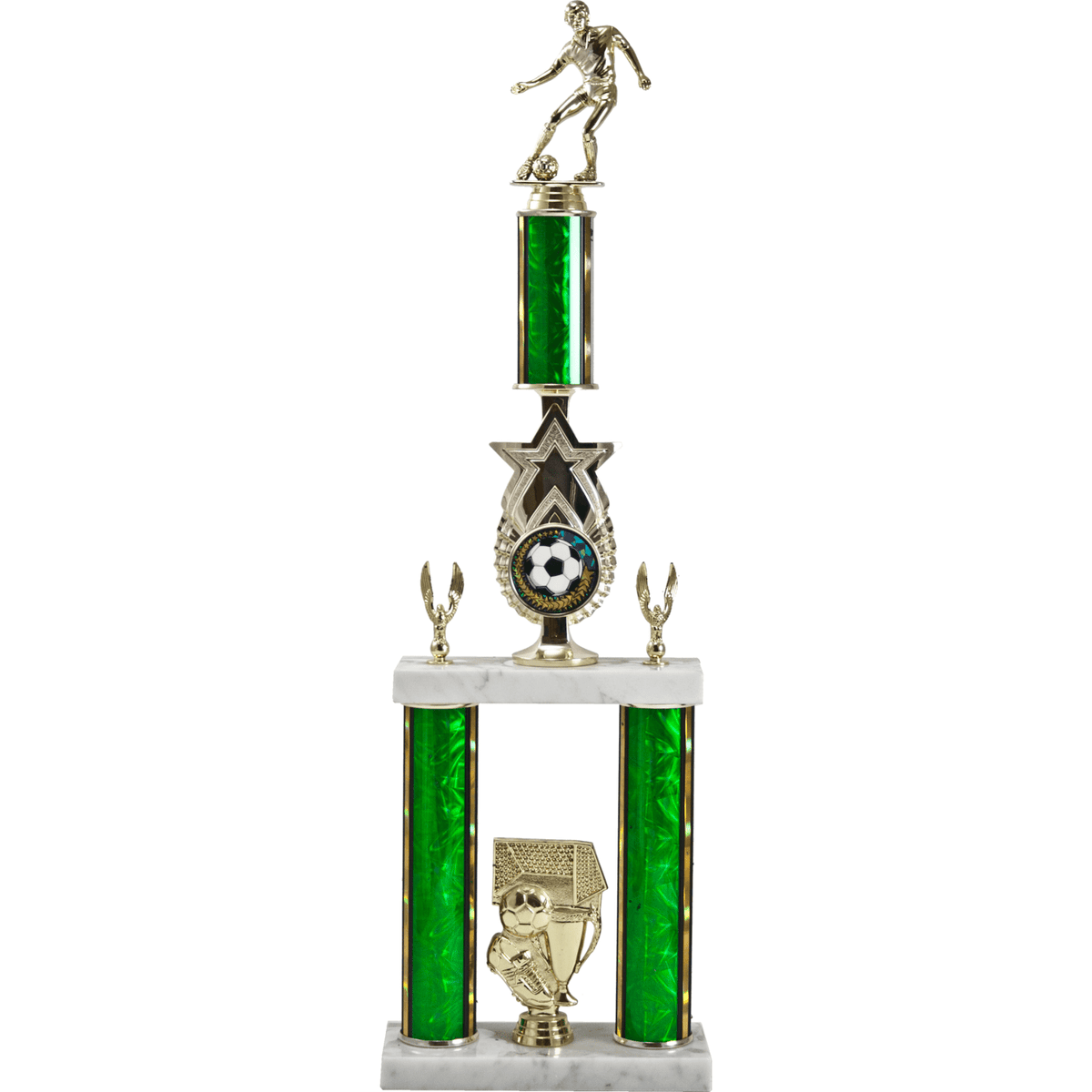 Star Riser 2-Post Trophy | Global Recognition Inc