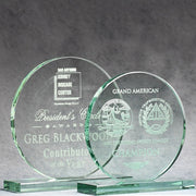 Jade Glass Circle | Global Recognition Inc