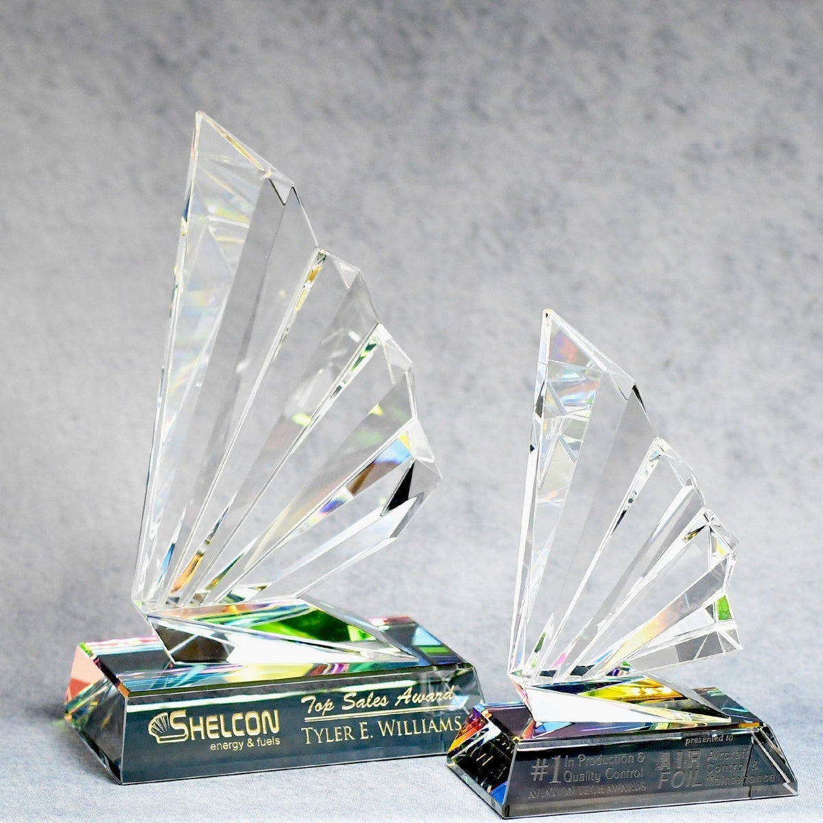 Fanfare Spectra Color Crystal | Global Recognition Inc