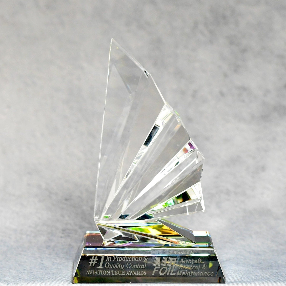 Fanfare Spectra Color Crystal | Global Recognition Inc
