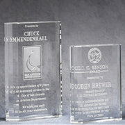 Optic Crystal Merit Award | Global Recognition Inc