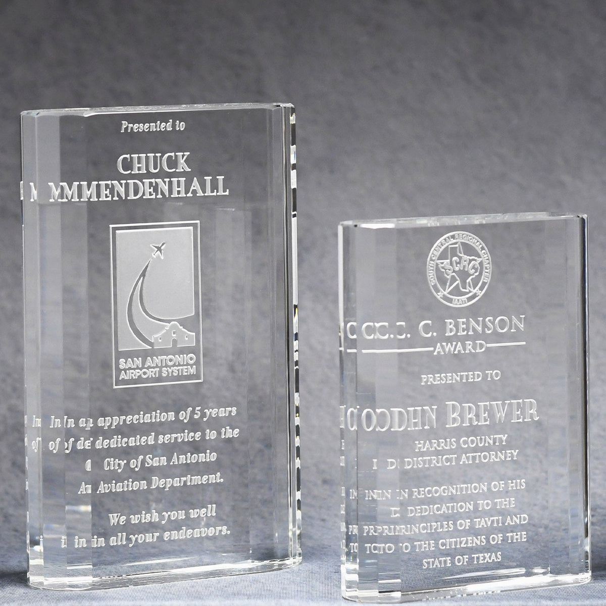 Optic Crystal Merit Award | Global Recognition Inc