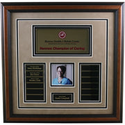 Framed Perpetual Plaque w/ Photo Opening