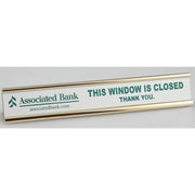 Slimline Gold Sign/Name Plate