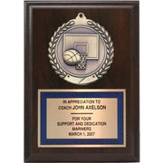 Value Line Medallion Plaque, Basketball