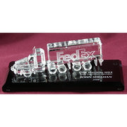 Optic Crystal Semi Truck -Small