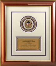 Framed Award Plaque for Medallion GFR-00041