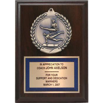 Value Line Medallion Plaque, Gymnastics