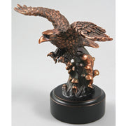 Bronze Tone Eagle Landing