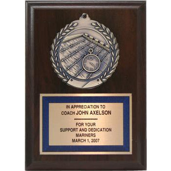 Value Line Medallion Plaque, Swimming