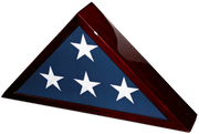 Rosewood Piano Finish Flag Case