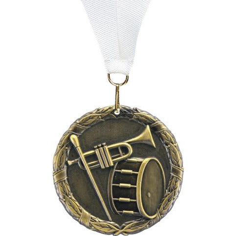 3D Cast Medals, Band / Gold