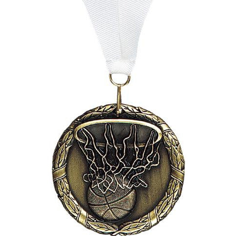 3D Cast Medals, Basketball / Gold
