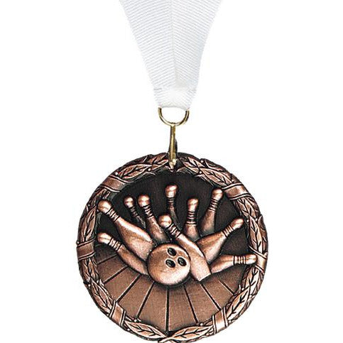 3D Cast Medals, Bowling / Bronze