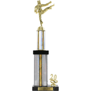 Two-Tier Trophy With Black Marble