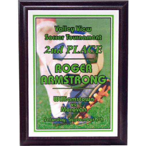 Custom Full Color Plaque, 12x15