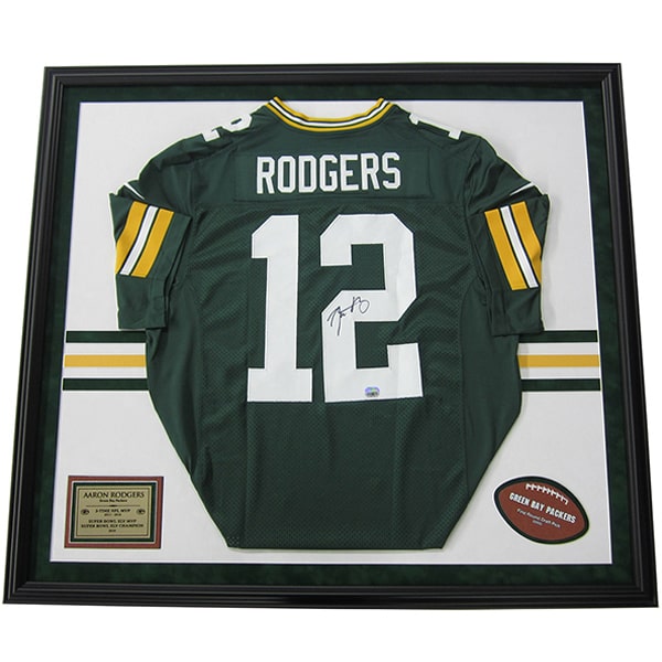 custom framed jersey