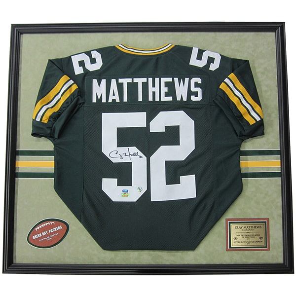 custom framed jersey