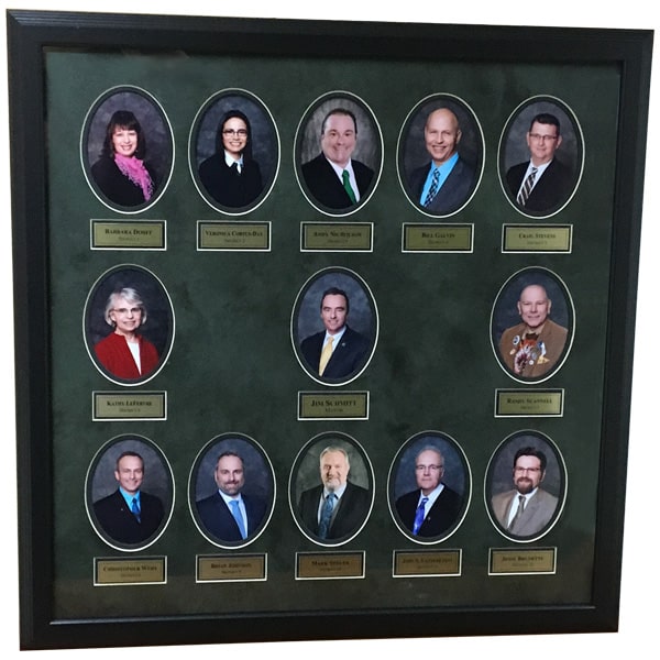 leadership framed plaque