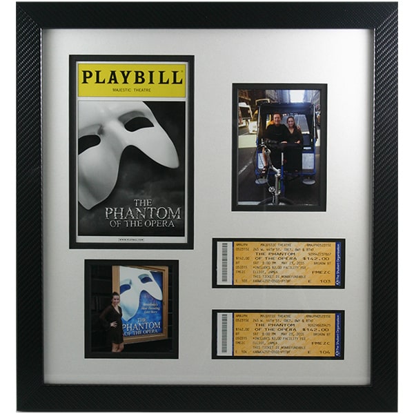 custom framed theater memorabilia