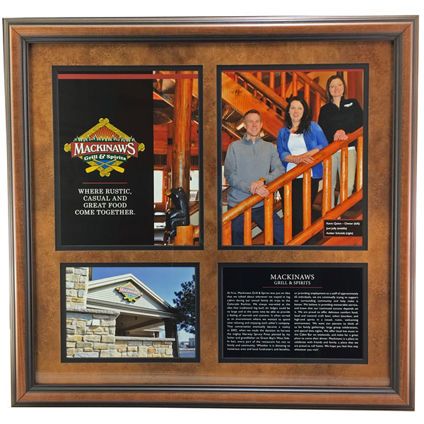 custom framed article