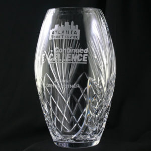 lead crystal vase