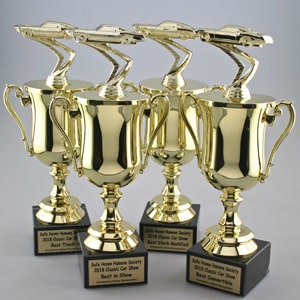 trophies and cups