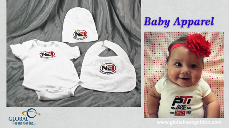 logoed baby apparel