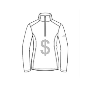 garment cost icon