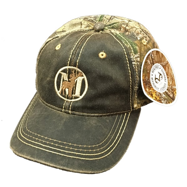 embroidered camo cap