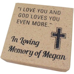 etched brick memorial