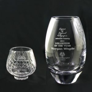 etched lead crystal vases