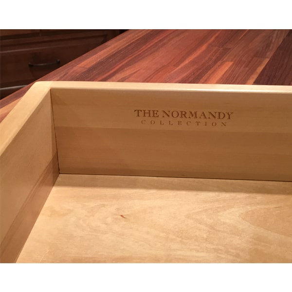 laser engraved branded drawer